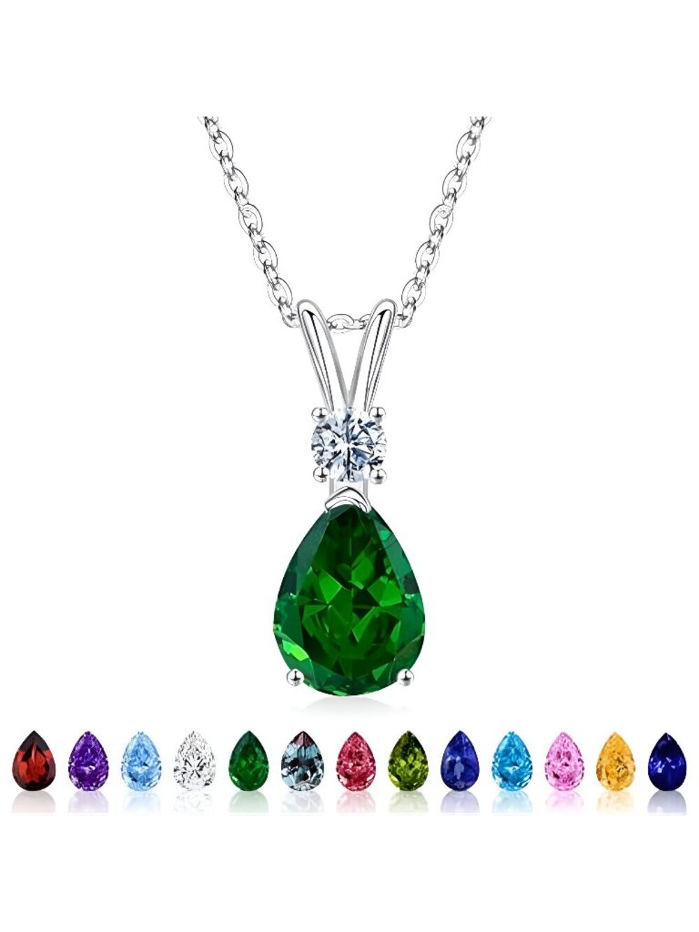 Easter Gifts for Women Wife - Birthstone Necklaces Love Gifts for Women